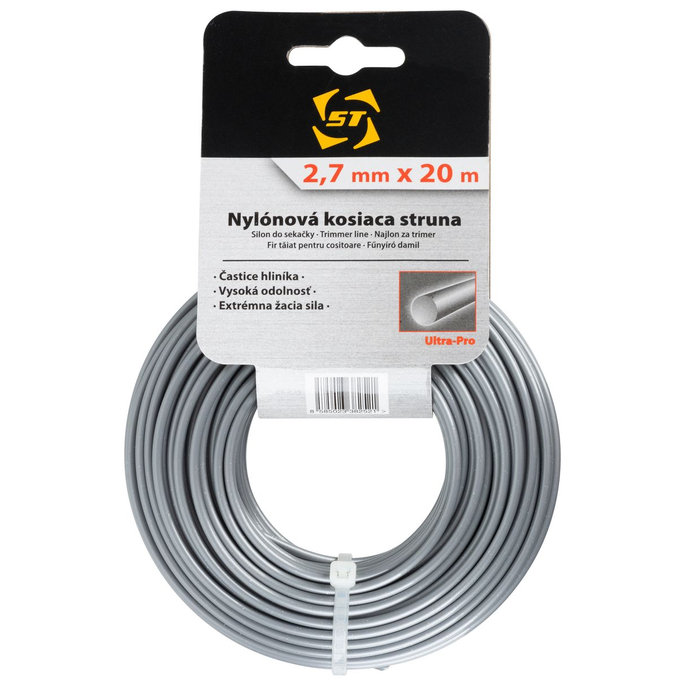 Strend Pro Alulon ADR 2,7 mm, L-20 m Silon na kosenie, okrúhly