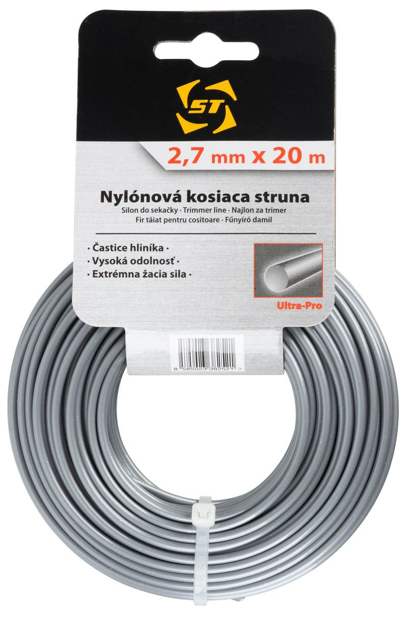 Strend Pro Alulon ADR 2,7 mm, L-20 m Silon na kosenie, okrúhly