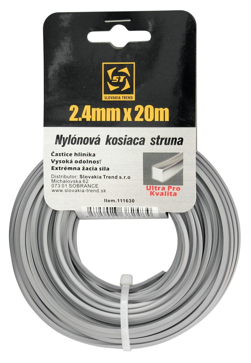 Strend Pro Alulon ADR 2,4 mm, L-25 m Silon na kosenie, okrúhly