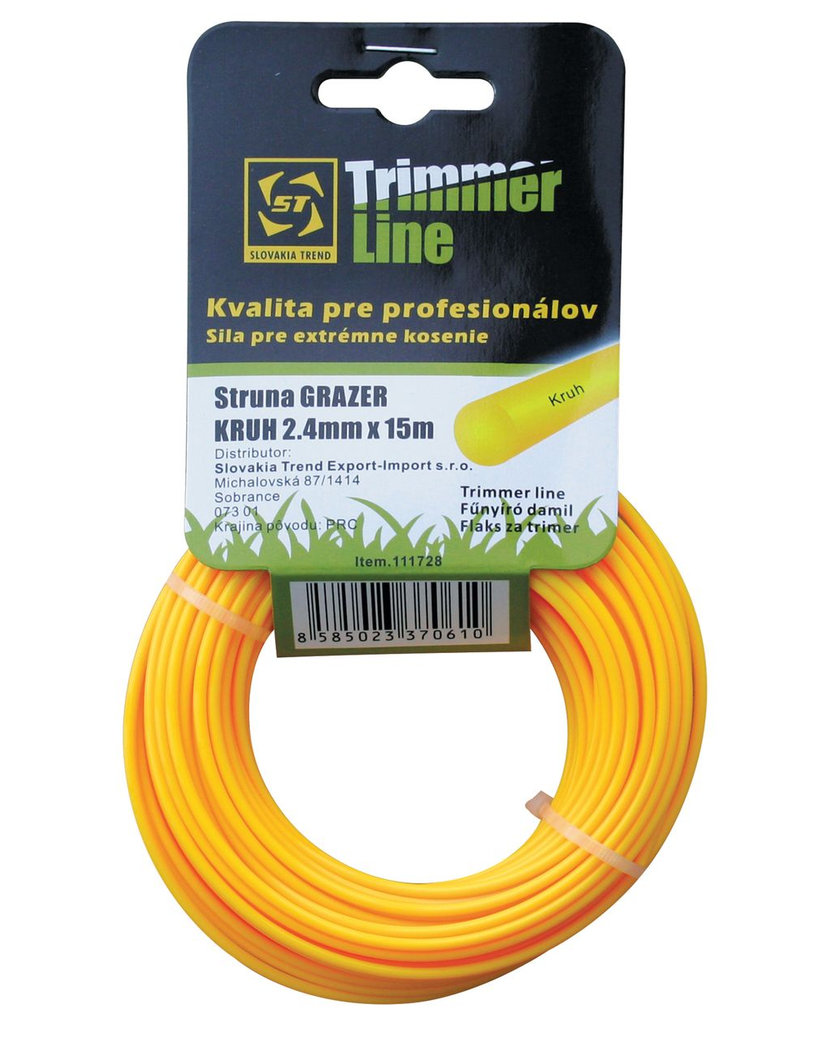 Strend Pro Grazer Pro 1,6 mm, L-15 m Silon na kosenie okrúhly
