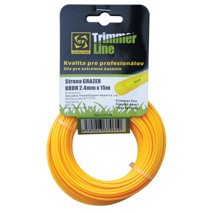 Strend Pro Grazer Pro 2,0 mm, L-15 m Silon na kosenie okrúhly