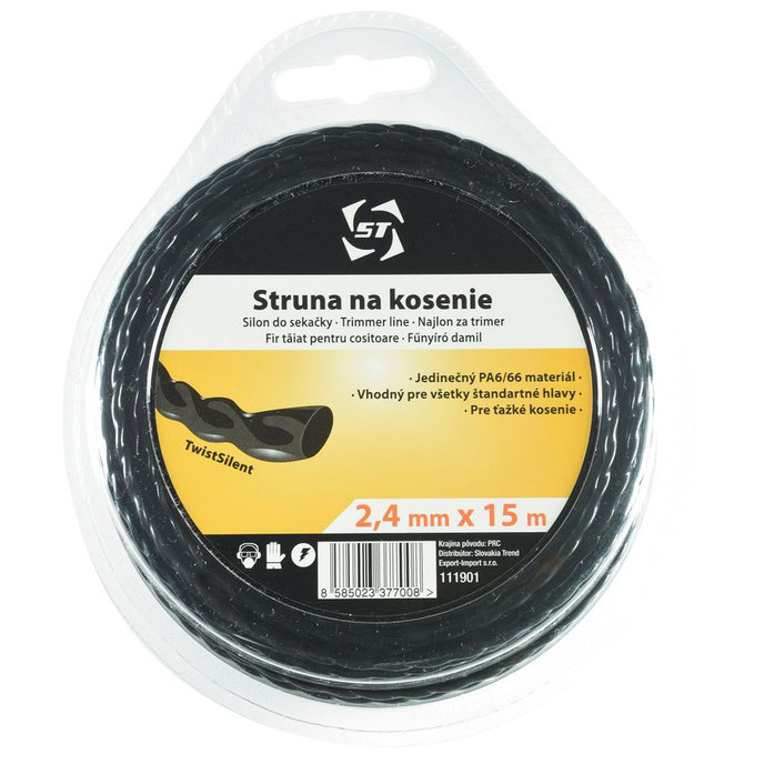 Strend Pro TwistSilent Professional 2,0 mm L-15 m Silon na kosenie, špirálový