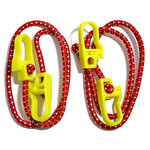 Strend Pro Guma upínacia LB321, 8 mm, 2x 100 cm, s PVC karabínkami