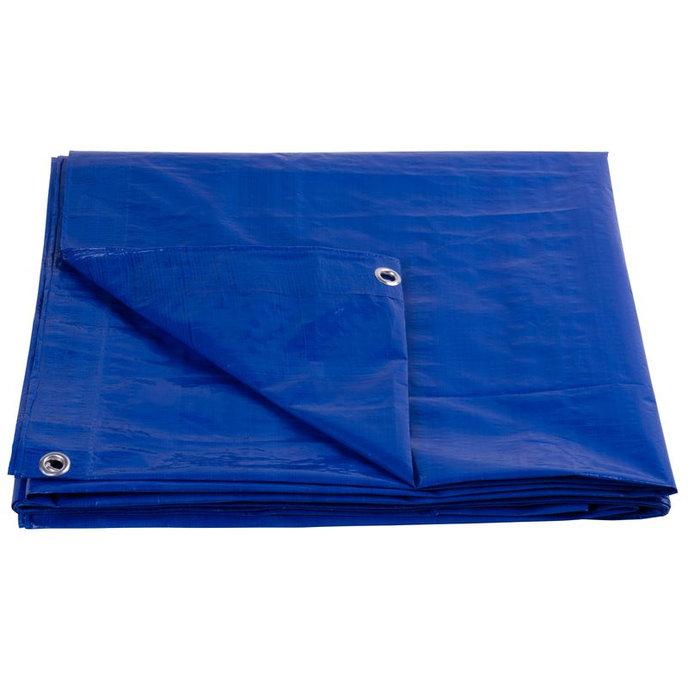 Strend Pro Plachta Tarpaulin Standard 3x4, zakrývacia, 80 g/m2, modrá, s okami