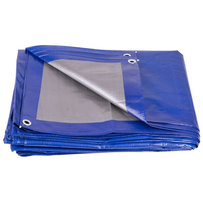 Strend Pro Plachta Tarpaulin Profi 2x8 m, 140 g/m, zakrývacia, modrá, s okami