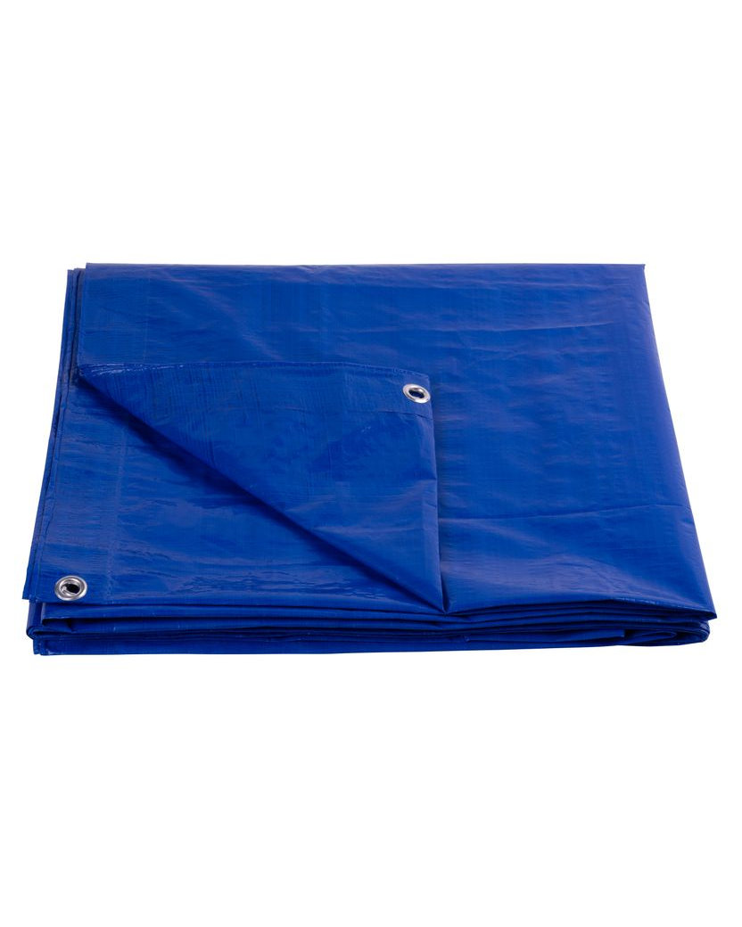 Strend Pro Plachta Tarpaulin Standard 8x12, zakrývacia, 80 g/m2, modrá, s okami