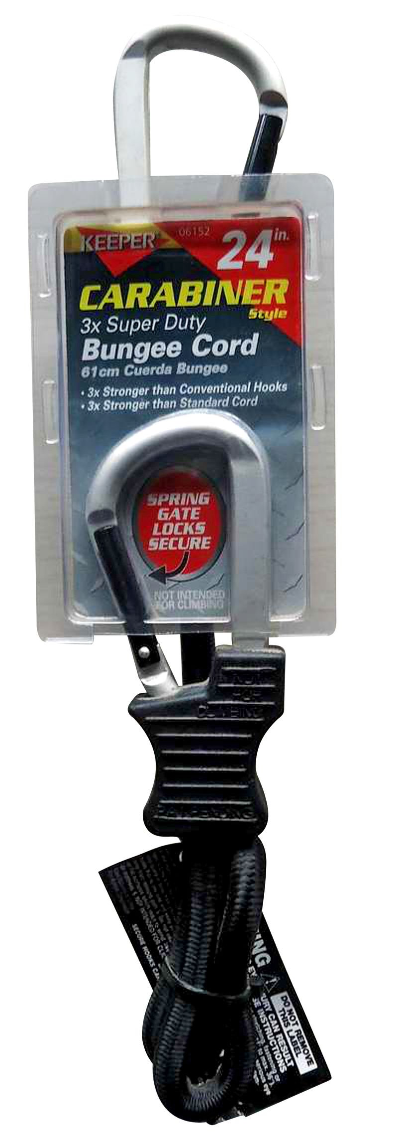 Strend Pro Guma upínacia GB006, 8 mm, 90 cm, s karabínkami