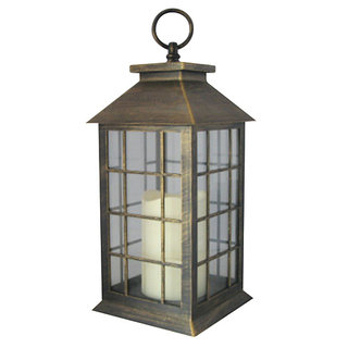 MagicHome Lampáš LP2140, 14x14x30 cm, LED, 3xAAA, plast
