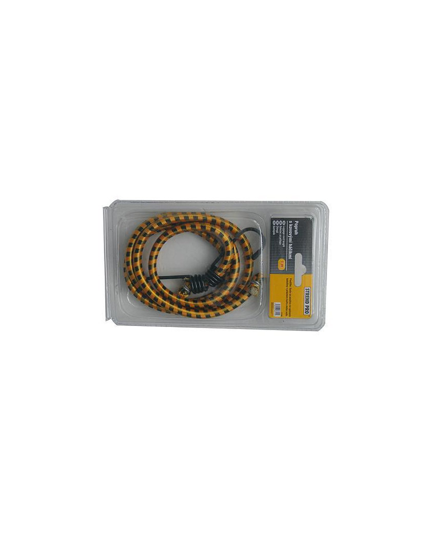Strend Pro Guma upínacia LB340, 8 mm, 100 cm, s oceľovými háčikmi