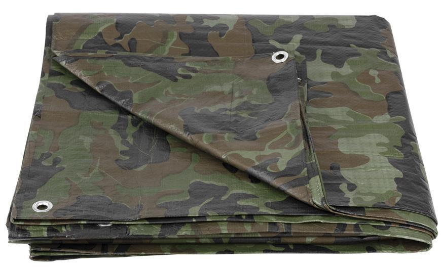 Strend Pro Plachta Tarpaulin Khaki 2x3 m, 80 g/m, zakrývacia, oliva/kamufláž