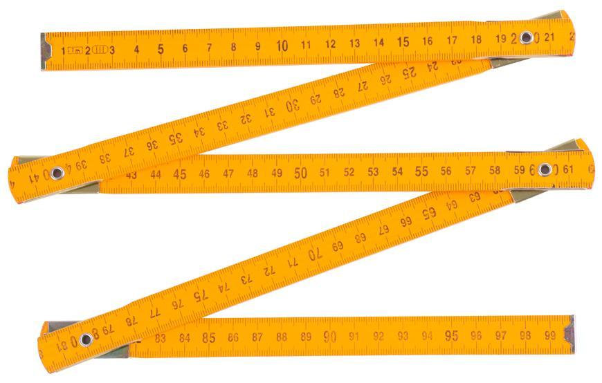 Strend Pro Meter FS18 drevený, skladací, 1 m