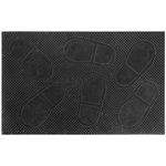 MagicHome Rohožka RBR 117 Footprints, guma, 58 x 36,5 cm