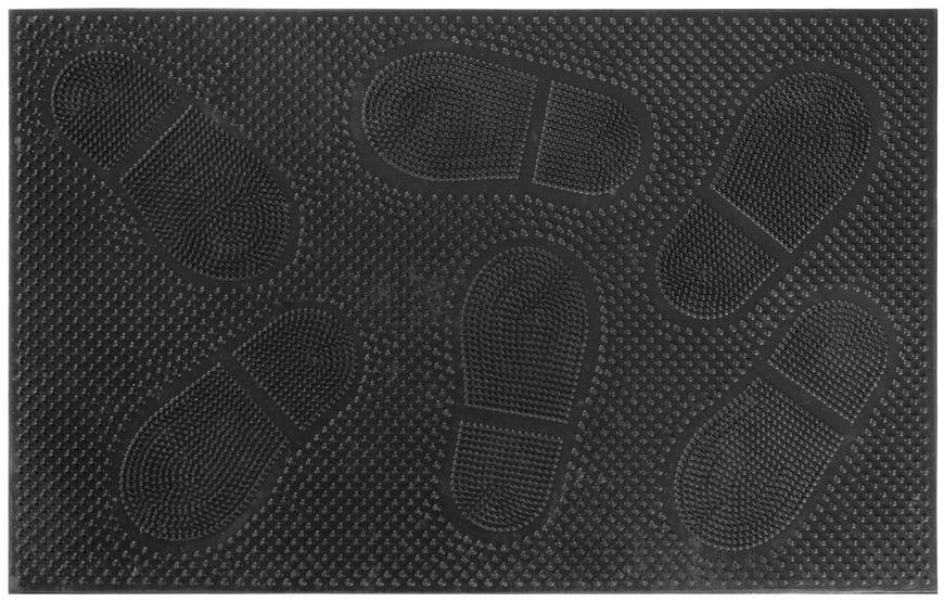MagicHome Rohožka RBR 117 Footprints, guma, 58 x 36,5 cm