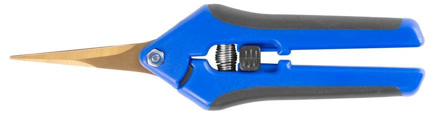 Strend Pro Premium Nožnice, ručné, záhradné, kvetinárske, titán, zastrihávacie, modré