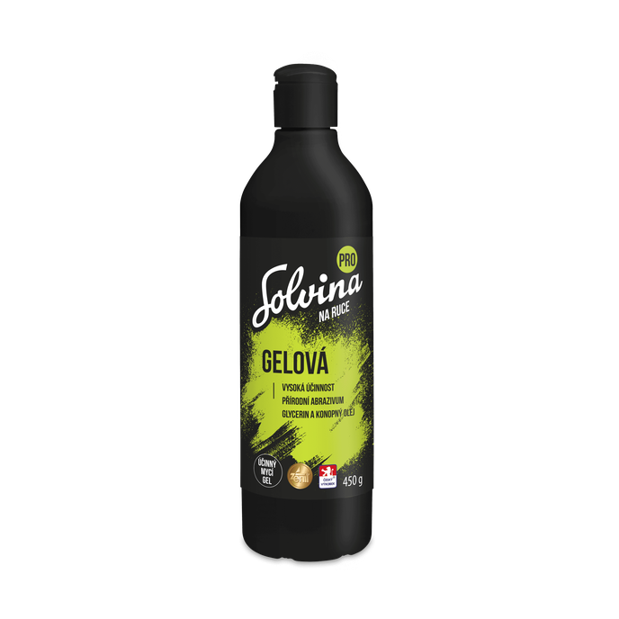 Solvina PRO Abrazívna gélová čistiaca pasta na ruky 450 g