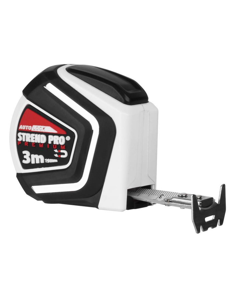 Strend Pro Premium Meter, zvinovací, AutoStop, magnetic, 3 m
