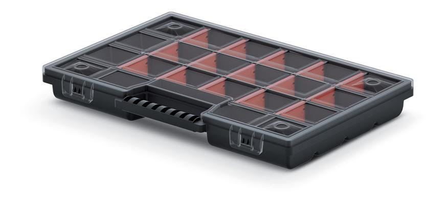 Prosperplast Kufríkový organizér NOR12, 3.5x19.5x29 cm