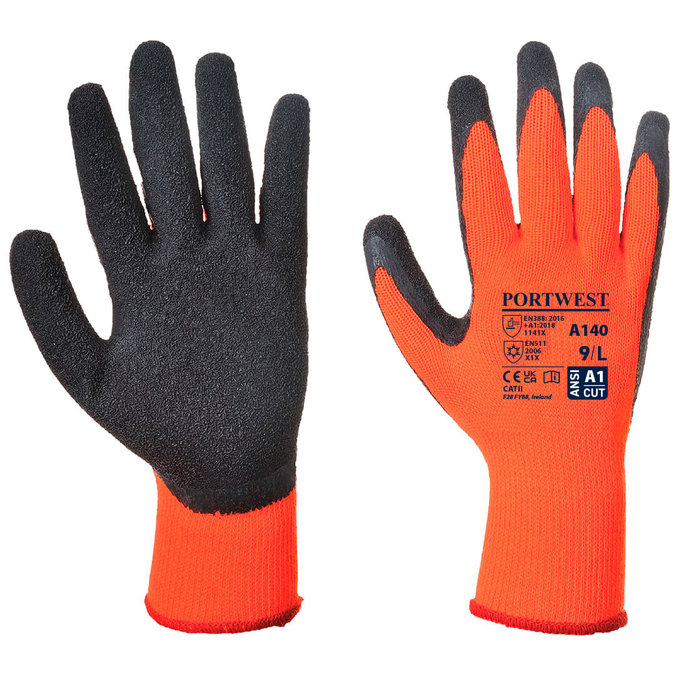 Portwest A140 Thermal Grip Zateplené pracovné rukavice