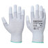 Antistatické rukavice PU Fingertip