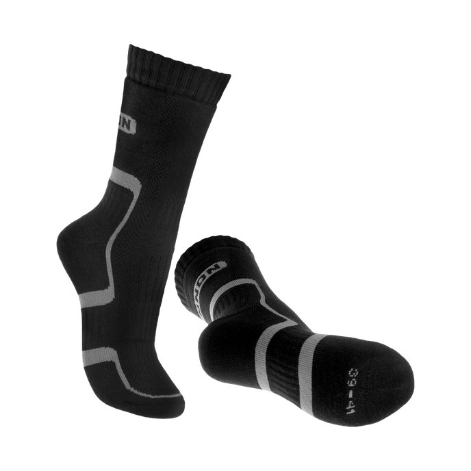 Bennon TREK SOCK Black-grey Trekingové ponožky