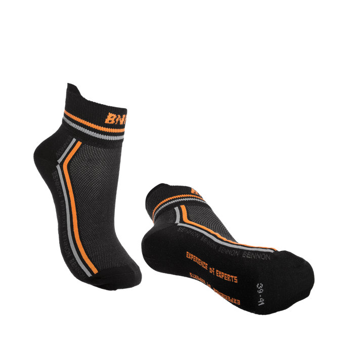 Bennon TREK SOCK SUMMER Black Trekingové ponožky
