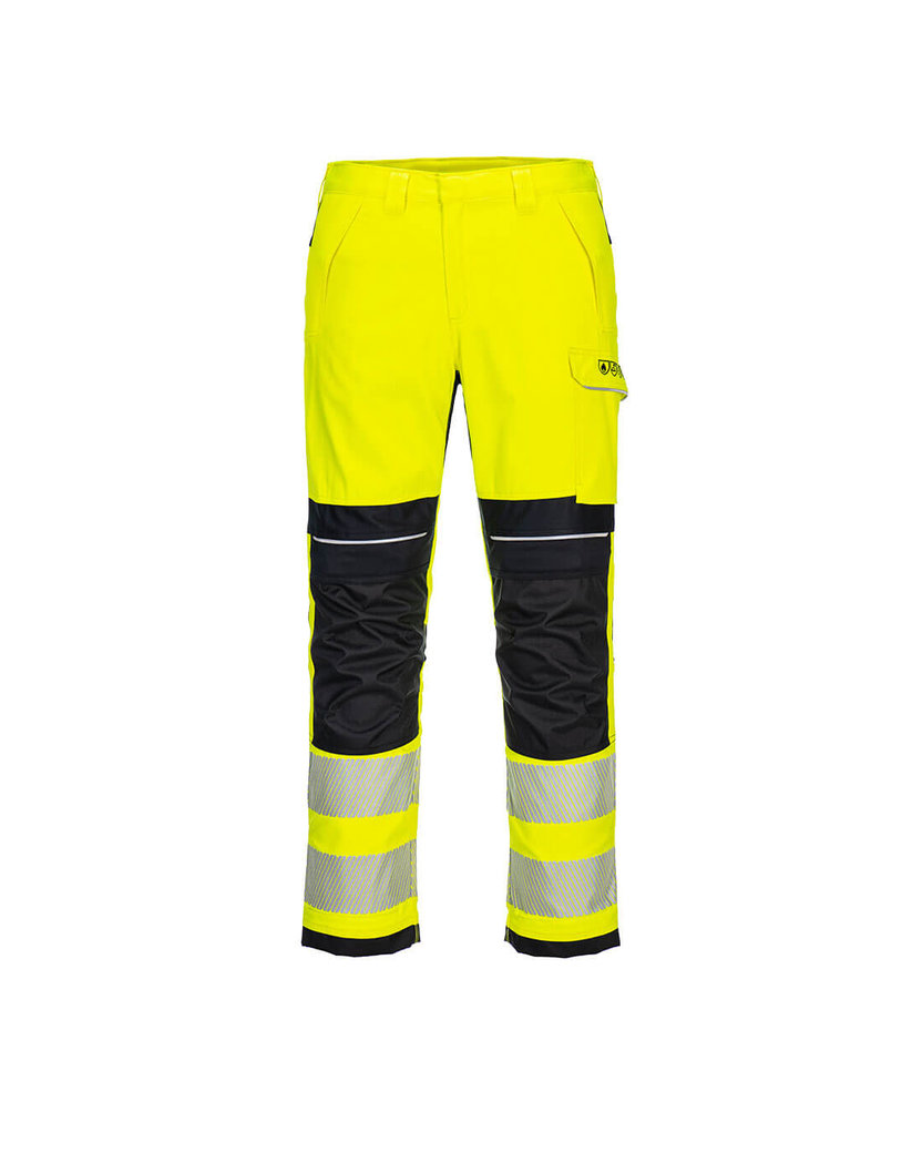 Portwest FR406 PW3 FR Hi-Vis Nehorľavé reflexné nohavice