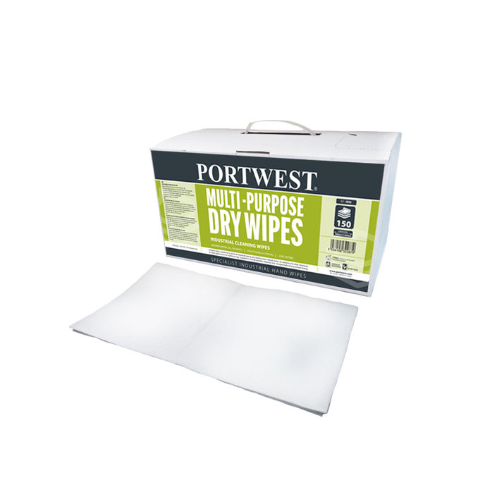 Portwest IW90 Viacúčelové suché obrúsky (150ks)