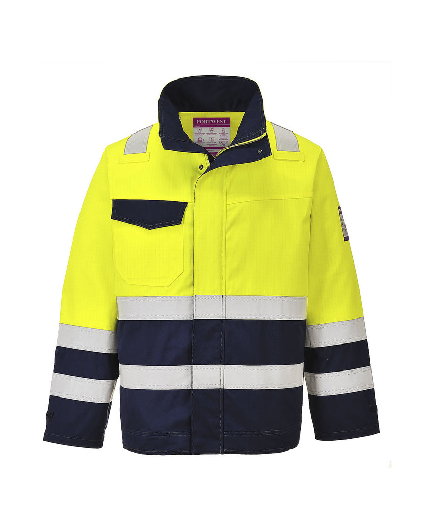 Portwest MV25 Hi-Vis Modaflame Nehorľavá reflexná bunda