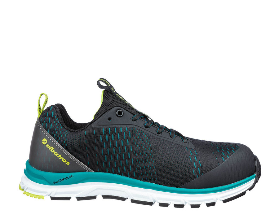 Albatros AER55 IMPULSE BLACK BLUE LOW S1P ESD HRO SRA Bezpečnostná obuv