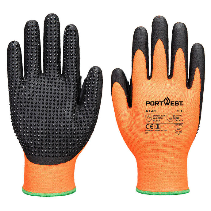 Portwest A148 Grip 13 Nitrilové pracovné rukavice 12 párov