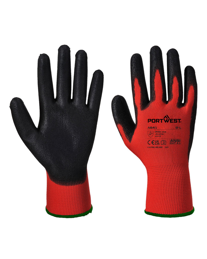 Portwest A641 PU Pracovné rukavice 12 párov