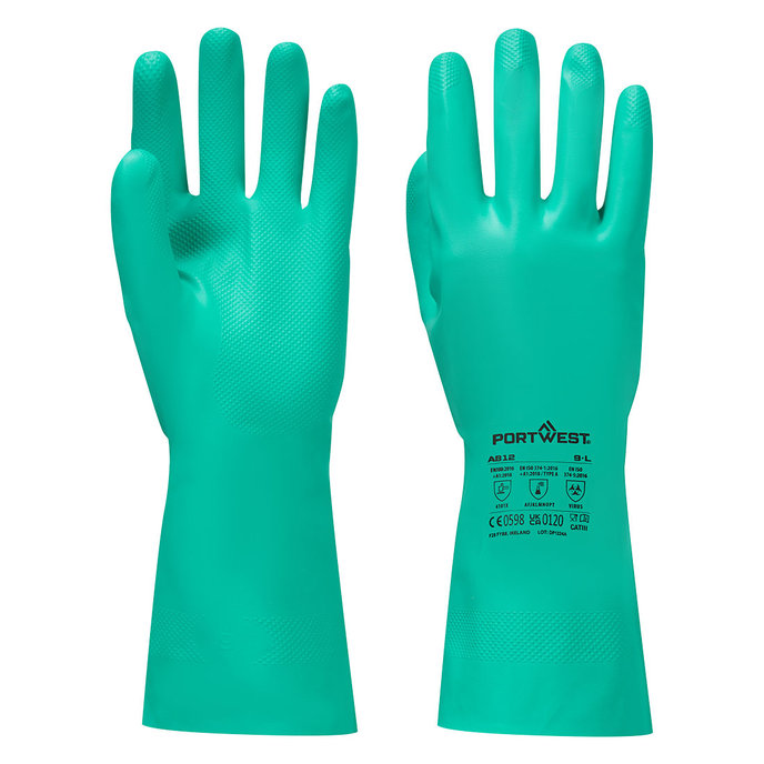 Portwest A812 Nitrosafe Plus Chemické rukavice 12 párov