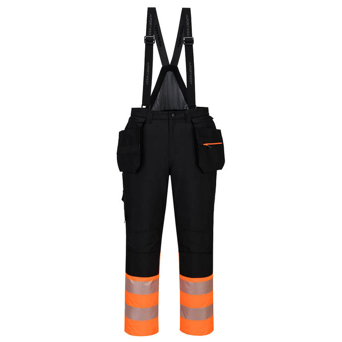 Portwest DX437 DX4 Hi-Vis Zateplené reflexné nohavice na traky