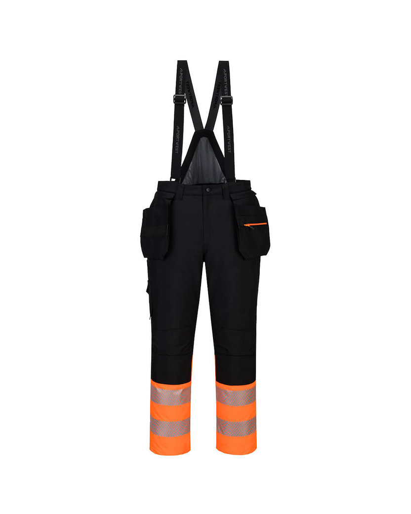 Portwest DX437 DX4 Hi-Vis Zateplené reflexné nohavice na traky