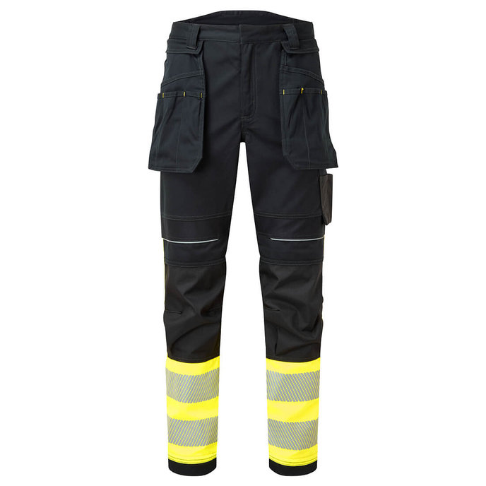 Portwest FR416 PW3 Holster FR Hi Vis triedy 1 Nehorľavé reflexné nohavice