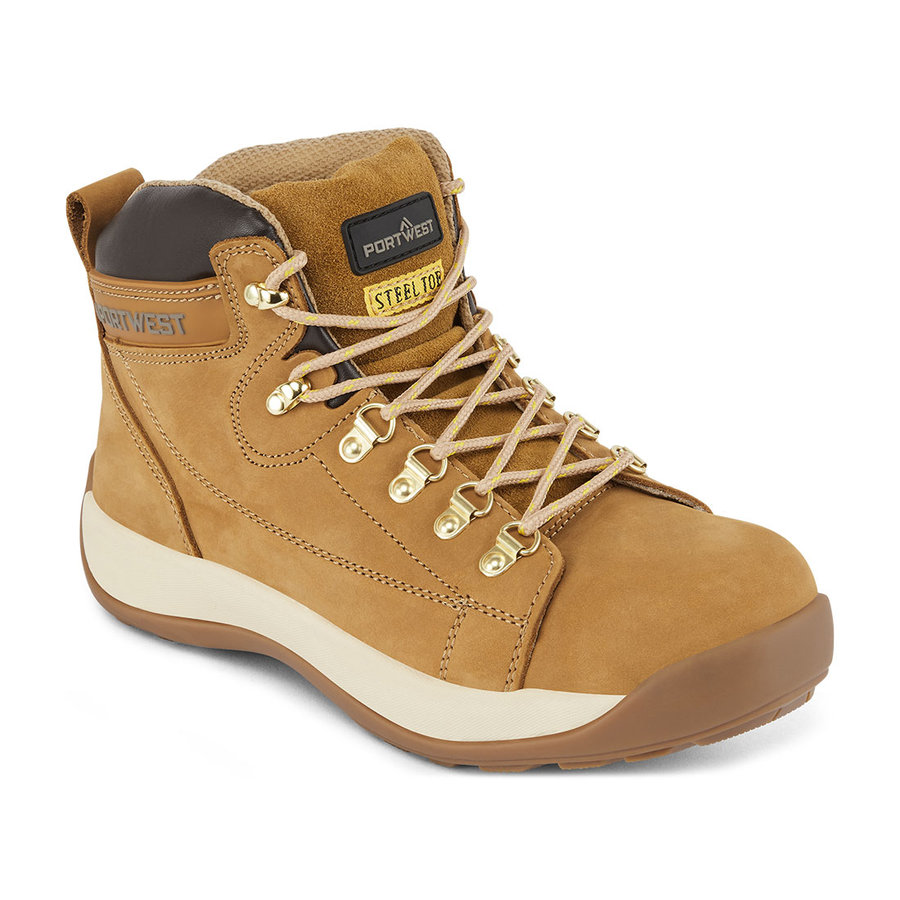 Portwest FW31 Steelite Mid Cut Nubuck SB HRO Bezpečnostná obuv