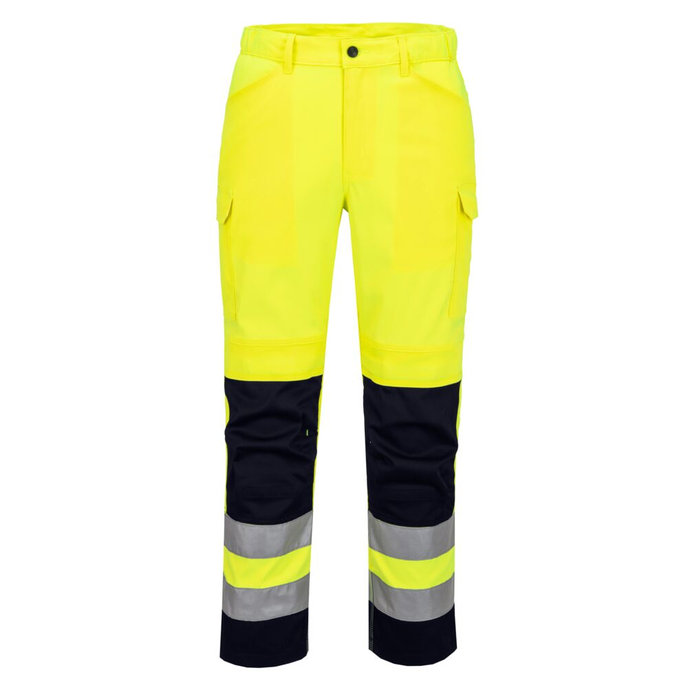 Portwest T143 Hi-Vis Reflexné nohavice so sieťovinou