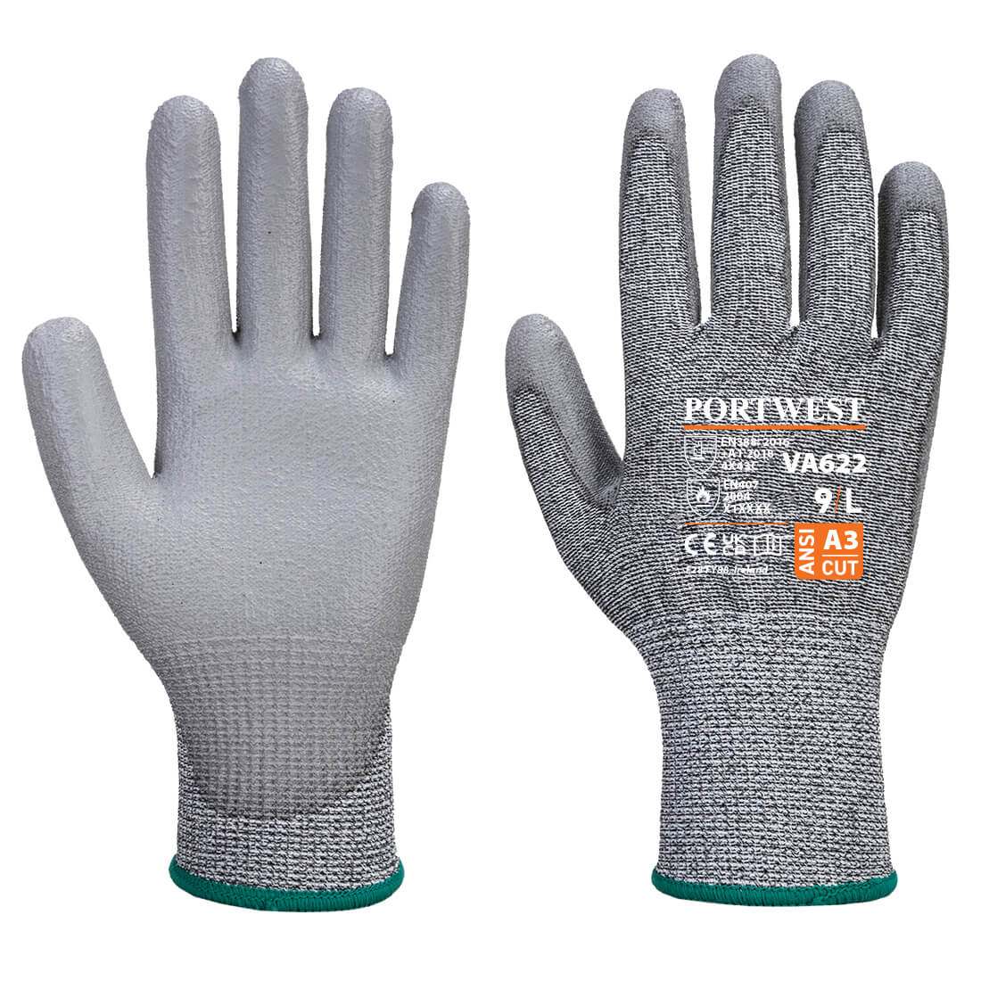 Portwest VA622 MR Cut C Automatové protiporezné PU rukavice