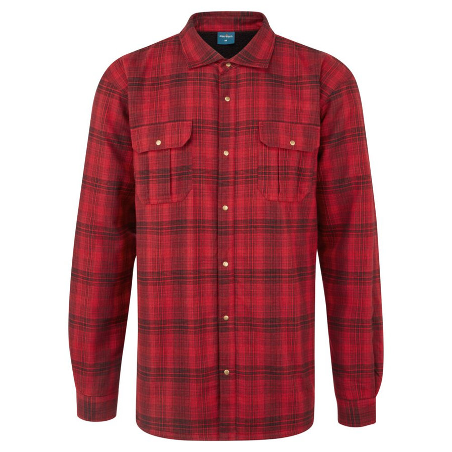 Portwest KA313 KA3 Sherpa Károvaná košeľa s podšívkou