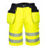 Portwest PW343 PW3 Hi-Vis Reflexné krátke nohavice