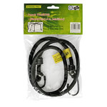 Strend Pro Guma upínacia LB341, 8 mm, 1x 100 cm, s oceľovými háčikmi