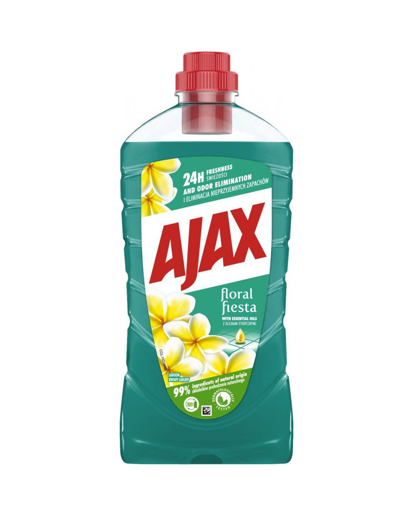 Ajax Floral Fiesta Lagoon Flowers Čistiaci prostriedok na podlahy 1 L