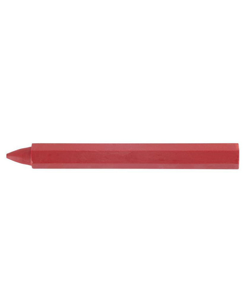 Strend Pro Sada značkovacích voskových ceruziek PW992, 115 mm, červená, 12 ks