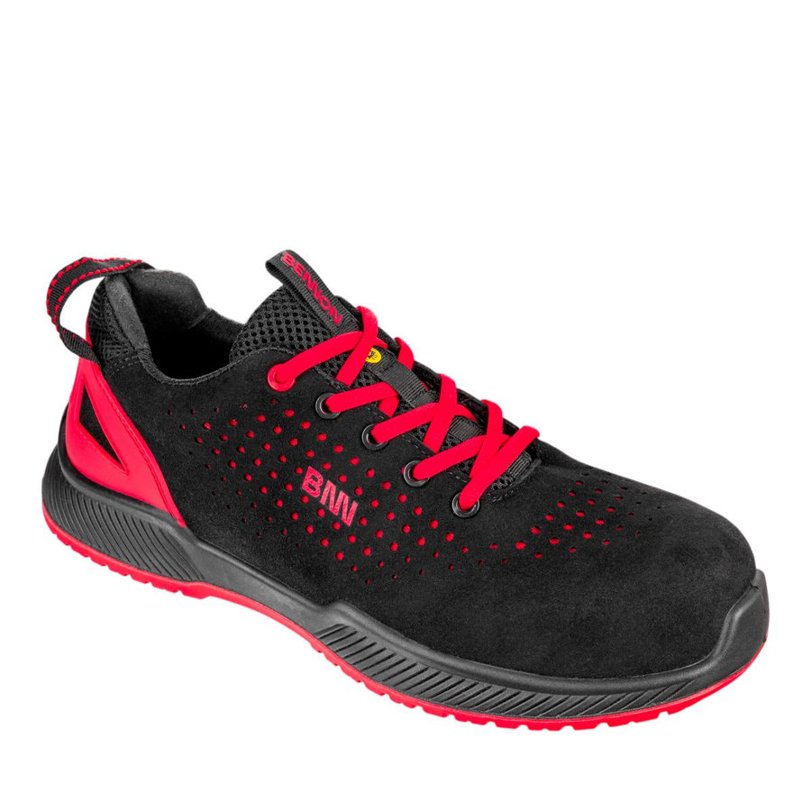 Bennon PERFORMER S1 ESD NM BLACK/RED LOW Bezpečnostná obuv