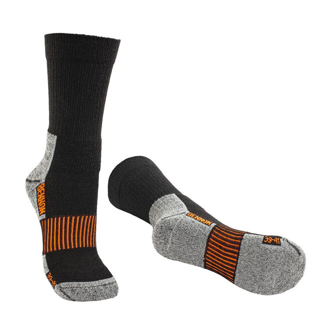 Bennon MERINO TREK Sock black Ponožky