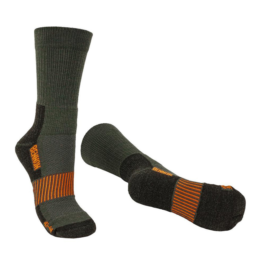 Bennon MERINO TREK Sock green Ponožky