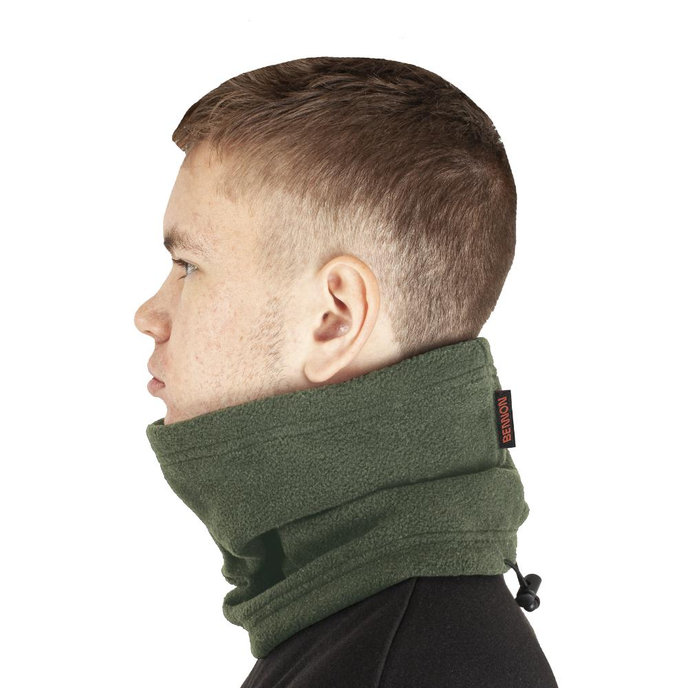 Bennon POLAROS Neckwarmer green Fleecový nákrčník