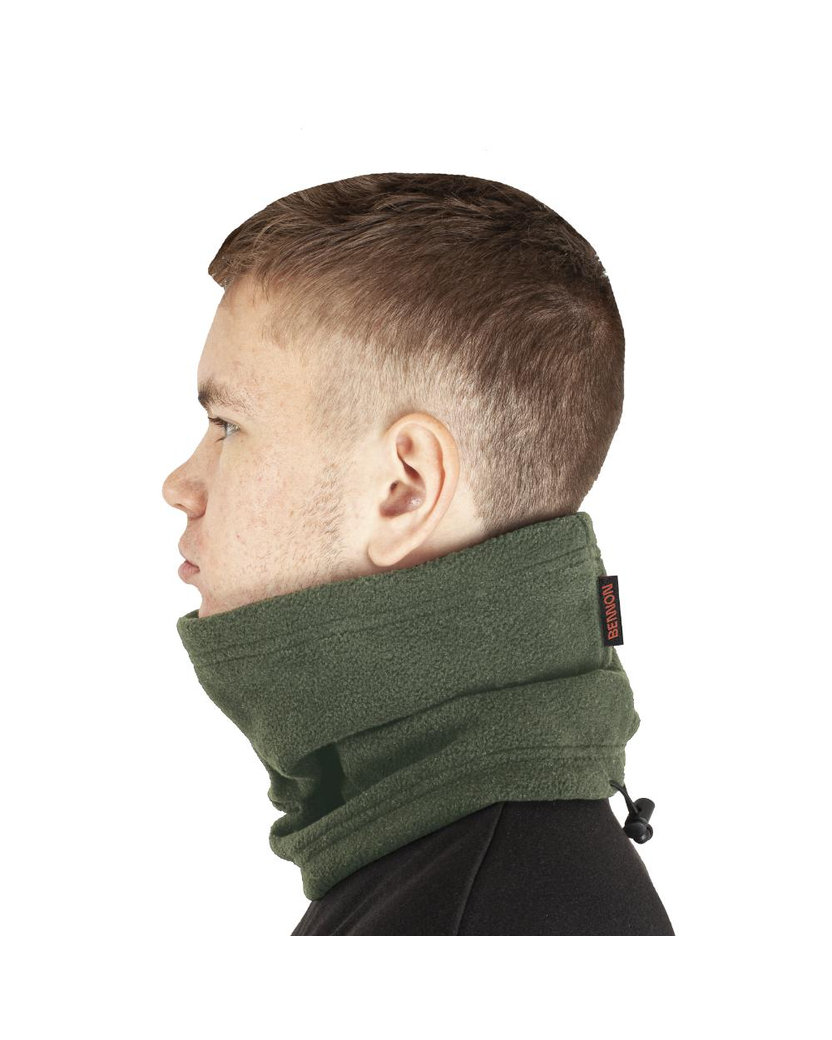 Bennon POLAROS Neckwarmer green Fleecový nákrčník