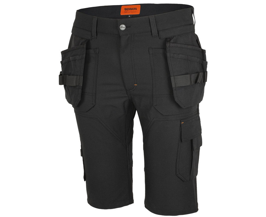 Bennon EREBOS Shorts black Pracovné kraťasy