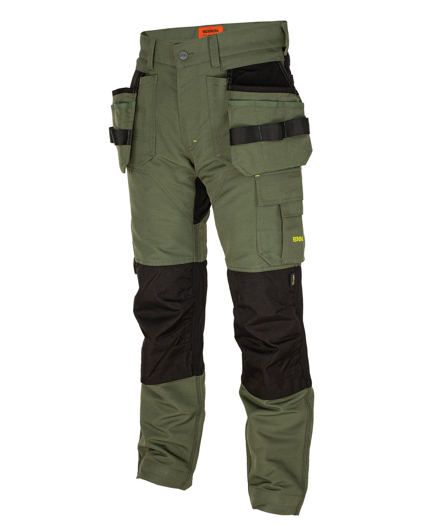Bennon EREBOS Trousers green/black Nohavice